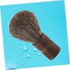 Mikinona 1pc Natural Wooden Handle Bristle Beard Brush for Men
