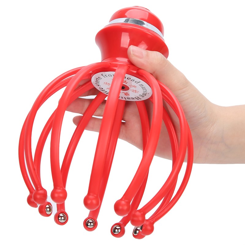 12 Claw Electric Scalp Massager Rechargeable Vibrating Head Massager Tool