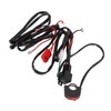 Motorcycle LED Work Light Switch Wiring Harness 12V 40A for