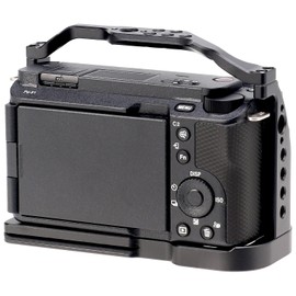 Fotga zv-e1 cage for Sony ZV-E1 Camera,Quick Release Plate for Arca-Swiss,1/4" & 3/8" Screw Holes and NATO Rail for Accessories