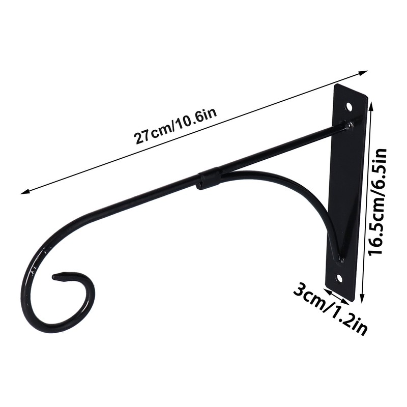 Hook Wall Bracket European Style Wrought Iron Wind Lantern Flower