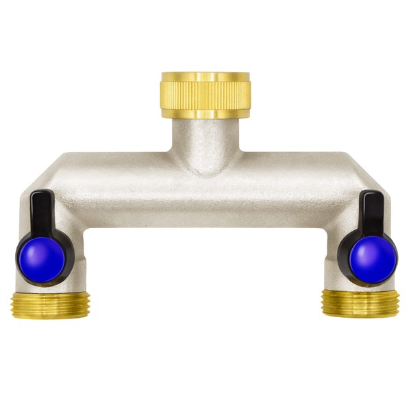 VARIOSAN 2-Way Water Distributor 16607, 1 Inch, Brass, 2 Ball