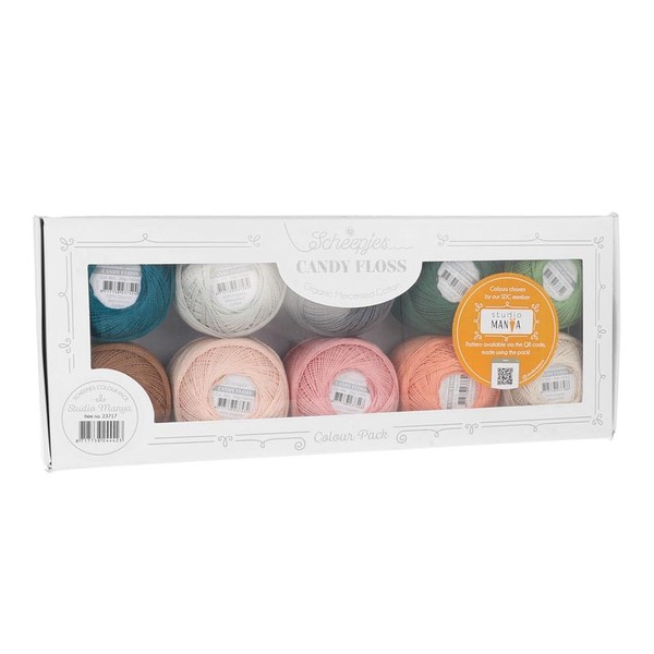 Scheepjes Candy Floss (165m) Colour Pack Yarn - for Knitting