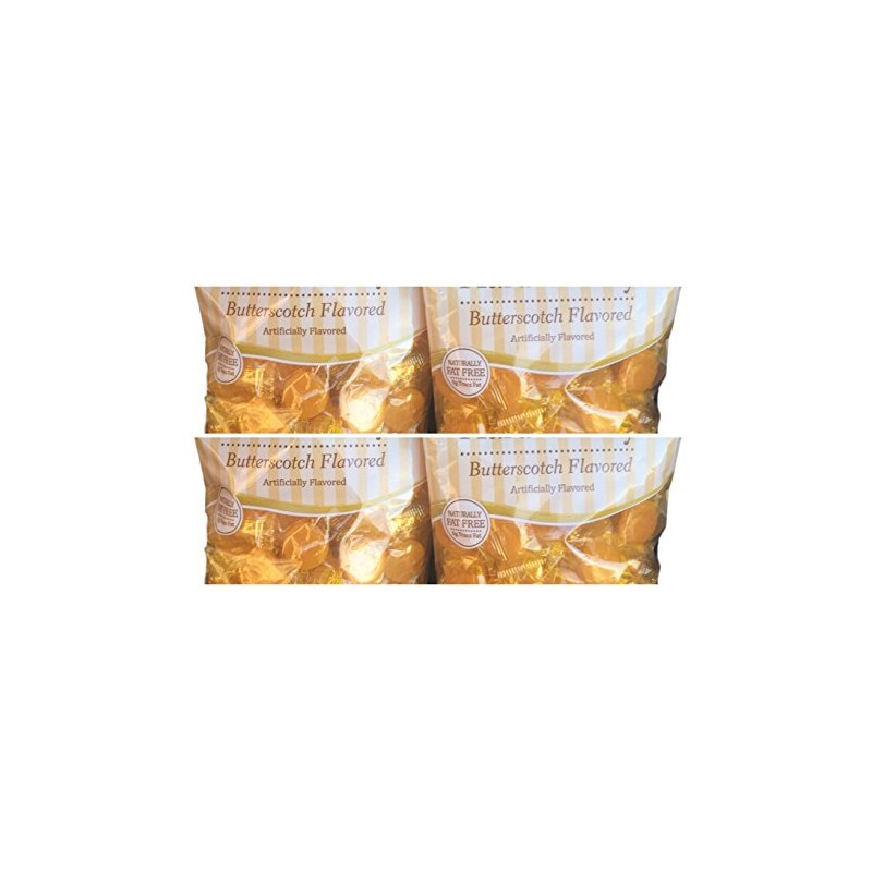 Coastal Bay Butterscotch Flavored Hard Candy 10oz bags (4 Pack)