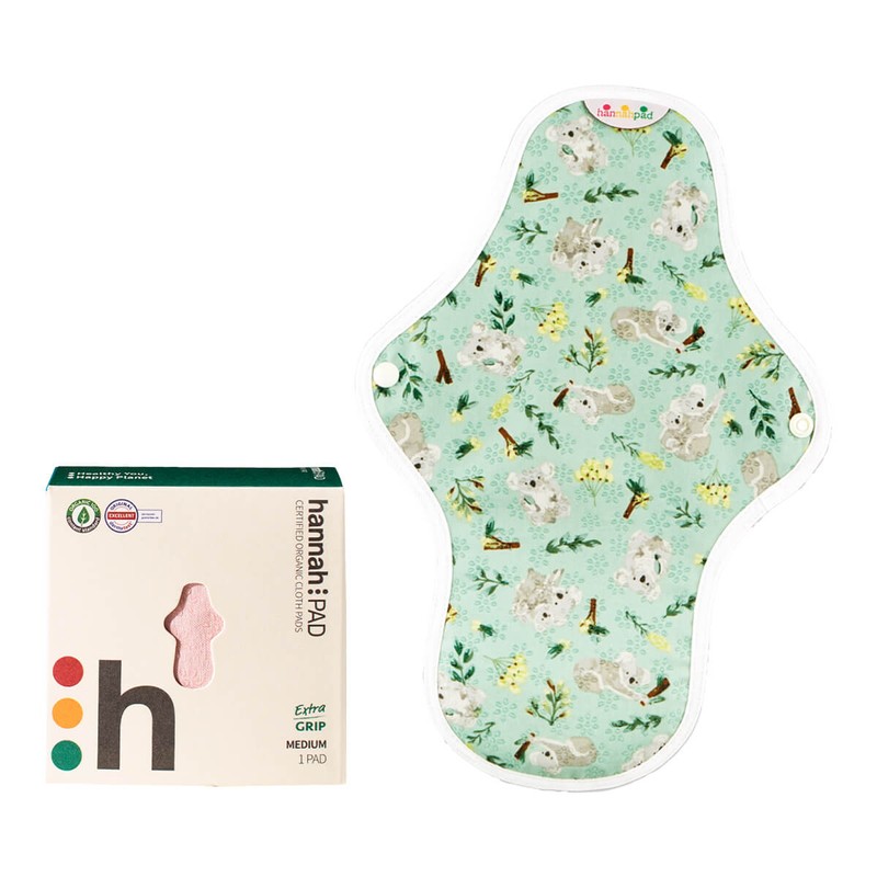 hannah Reusable Cloth Pad - Extra Grip, Long Liner 1