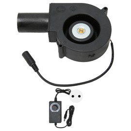 12V DC Brushless Blower Fan 2.85A 6000RPM Dual Ball Bearing High Speed Centrifugal Flow Blower for DIY Cooling Ventilation EU Plug