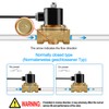 Heschen Brass Electric Solenoid Valve 2W-250-25J 1 Inch AC220V Direct