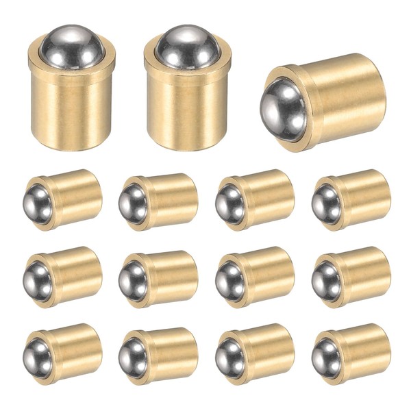 uxcell 15Pcs 304 Stainless Steel Ball Plunger, 5mm Dia. Ball