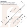 Deck Man 1/8 inch T316 Stainless Steel Adjustable Angle Single-Screw