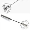 SUL Stainless Steel Spring Action Egg Whisk, Rotatory Whisk Blender,