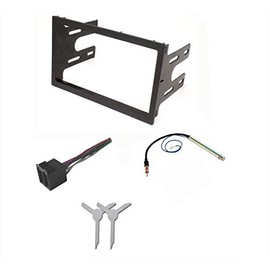 Car Stereo Dash Pocket Kit, Wire Harness, AM/FM Antenna Adapter, and Radio Removal Tool for Installing a Double Din Radio -Made for VW Volkswagen- 1998 1999 2000 2001 Golf, Jetta, Passat + More