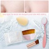 UNIVERSOENLÍNEA.COM Set 4 Aplicadores Maquillaje Brochas Esponja Belleza Polvo Base