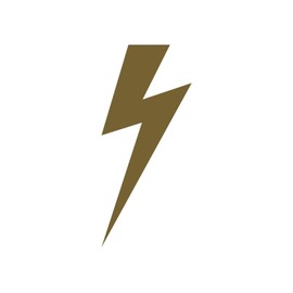 Lightning Bolt Strike Silhouette Vinyl Decal Car Sticker