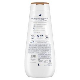 Dove Jabón Líquido Corporal con aceite de argán, deja la piel hidratada, tersa y saludable 400 ml
