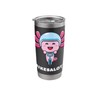 Bikesalotl Axolotl Bike Biking Cycling Stainless Steel Insulated Tumbler