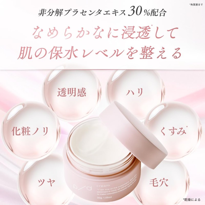 p/d Cream Placenta Lasting Vitamin C (Face Cream/Cosmetic/Skin Care/Drying/Cosmetic/Beauty)