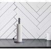 Novel Solutions Stainless Steel Matt Grey Coated Kitchen Towel Roll