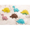 Handstand Kitchen Dinosaur Buddies T-Rex and Stegasaurus Shaped Silicone Cupcake