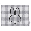Senko Miffy Check Line Bath Mat, Approx. 17.7 x 23.6