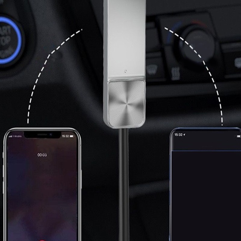 Car Bluetooth Receiver 3.5mm Jack Fast Pairing Stable Connection Portable