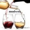 Stemless Wine Glass, Red & White 15oz Stemless Wine Glass