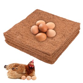 PXRJE 6 Pack Chicken Nest Box Liners,Premium Laying Hen Nesting Pads,Chicken Coop Bedding,Poultry Supplies,Easy Clean up(size:6pcs)