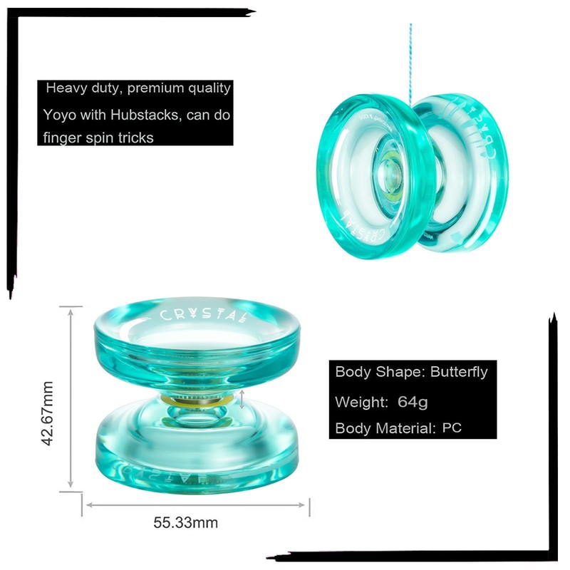 MAGICYOYO Pack of 3 Responsive Yoyos for Kids Beginners, K2