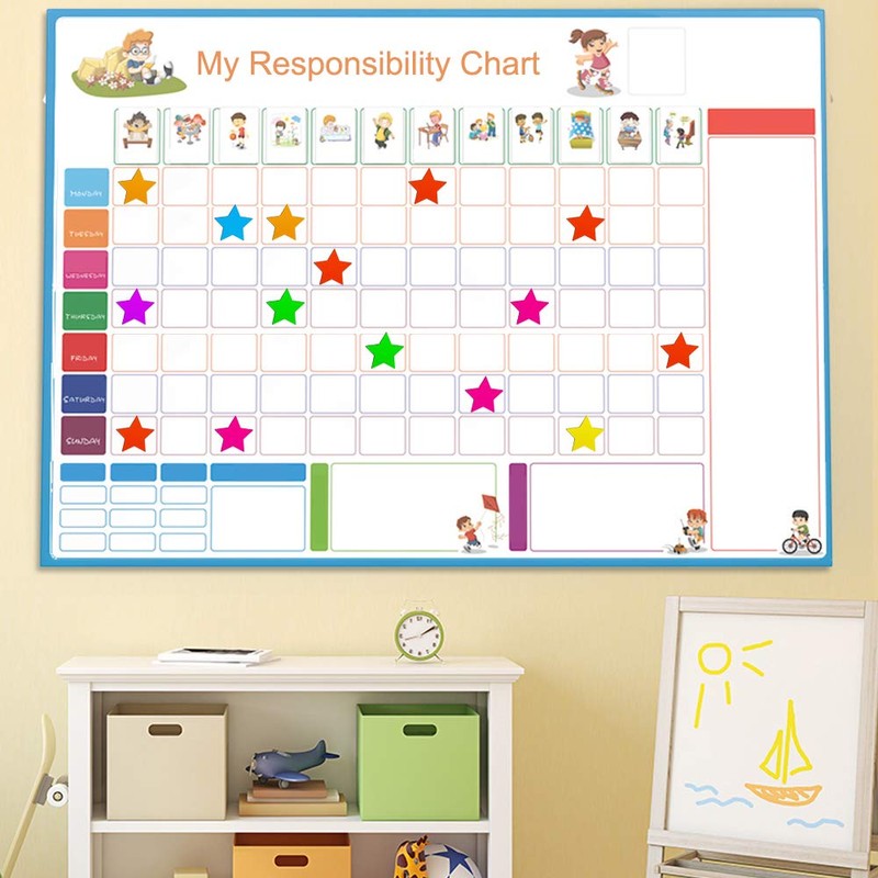 Fridge Magnets Pack of 35 Star Cool Magnets Cute Colourful