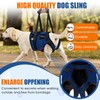 SlowTon Dog Lifting Harness - Soft Adjustable Support Sling for
