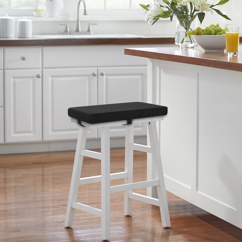 Tromlycs Saddle Stool Cushion Rectangular Bar Stool Seat Cushion Cover