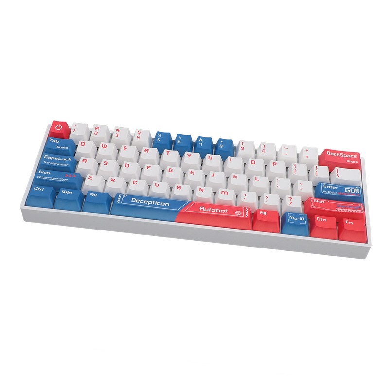 61 Keys Mechanical Gaming Keyboard 2.4G Wireless Bluetooth 3.0 5.0