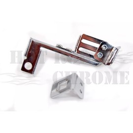 Hot Rod Chrome Chrome Adjustable Throttle Cable Bracket Holley Carburetors Auto Transmission