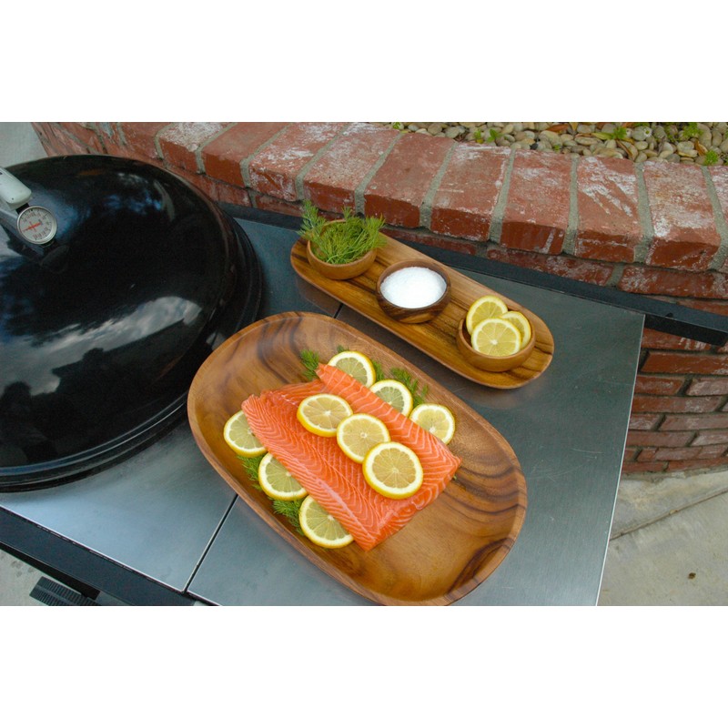 Pacific Merchants Acaciaware 10-Inch Acacia Wood Square Serving Tray