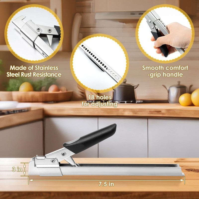 Ar-thritis Jar Opener Bottle Openers,2Pcs Stainless Steel Jar Opener Gripper