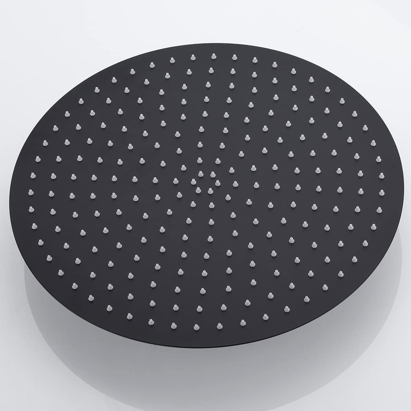 16 Inch Rainfall Shower Head, BSTIIU Stainless Steel Round Shower