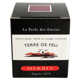 J. Herbin Fountain Pen Ink - 30 ml Bottled - Terre de Feu