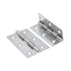 Infinity Decor Pair of 3 Inch (75mm) Steel Butt Hinges