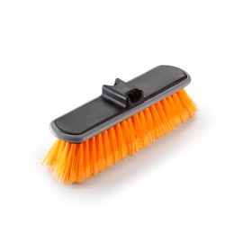 Medium Bristle Deck Brush and Scrub Brush Attachment (Pole Sold Separately)