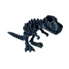3D Printed Navy T-Rex Dinosaur Articulated Flexi Fidget Toy, Cute