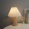 Cute Small Table Lamp, Rattan Bedside Lamp, Modern Bedside Nightstand
