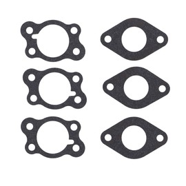 OXCANO 6 PCS Carburetor Gasket Compatible with EZGO Gas Golf Cart 295cc 350cc 4-Cycle Robin Engine Marathon Medalist TXT Freedom ST Sport ST350 MPT Workhorse 800 875 1200 Club Clays Car Shuttle Series