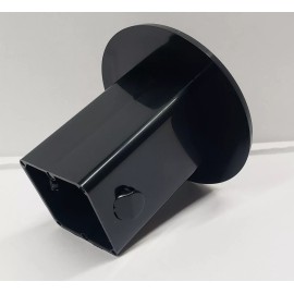 Trik Topz Inc. Fire Dept. White Maltese Plastic ABS Trailer Hitch Cover Car-Truck-SUV 2"