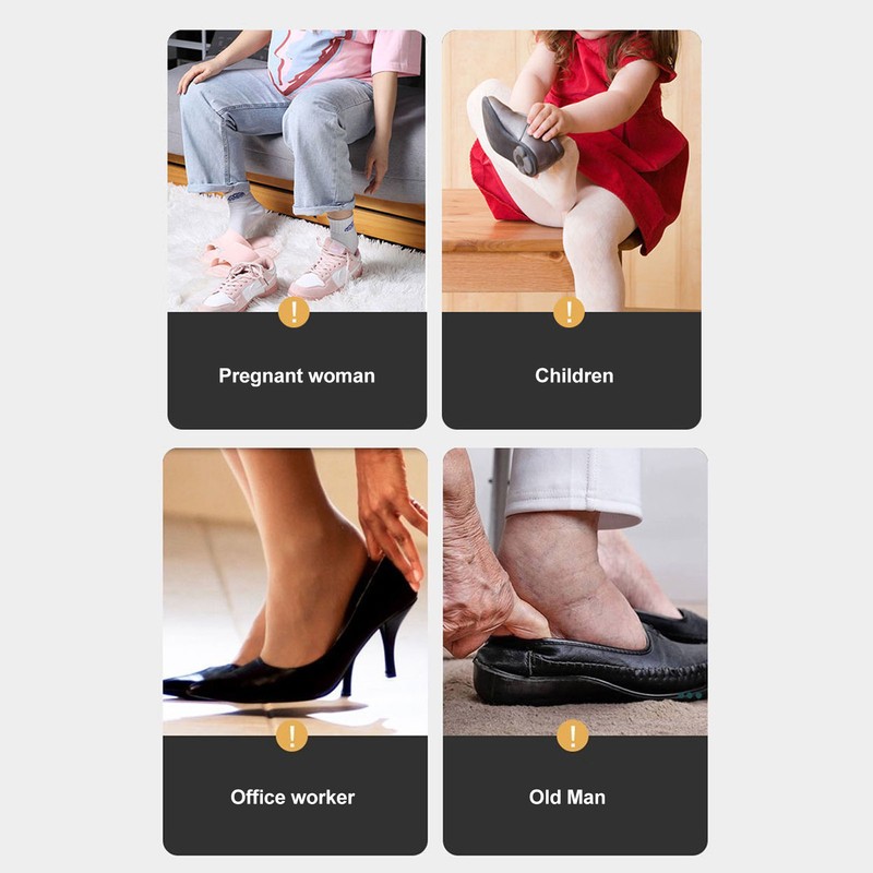 Long Shoe Horn Extended Prevent Deformation Shoe Helper for Elderly