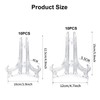 XSEXO 5" and 6" Clear Plastic Easels or Stand/Plate Holders