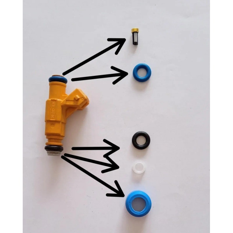 Kit Para Inyector Ford Explorer Asiento Goma Blando (6 Jgo)