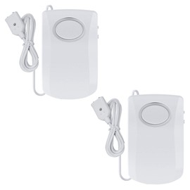 HAMILO Water Level Sensor Alarm, Leak Prevention, Water Leak Prevention, Bathroom, Kitchen, Basement, Disaster Prevention, Set of 2