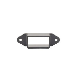 Plum Fittings 1" x 2" Aluminum Fence Stationary Wall Mount Rail Brackets (Pack of 4)