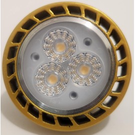 Unique Lighting Systems Flex Gold Series MR16 3W 60 Degree 300 Lumen 2700K Warm White LED Bulb (LED-3W-DM6WF27K)