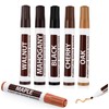 COLLBATH Furniture Touch-up Markers 6 Pack Non-toxic Fast Drying Wood