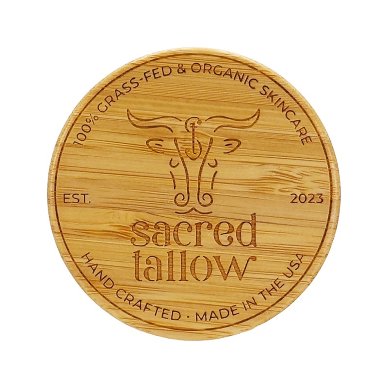 Moisturizing Tallow Body Balm, Unscented, 100% Grass Fed Grass Finished